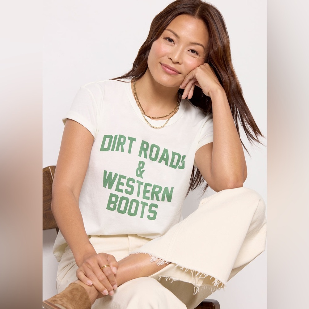 Retro Brand Black Label Dirt Roads Tee Small‎